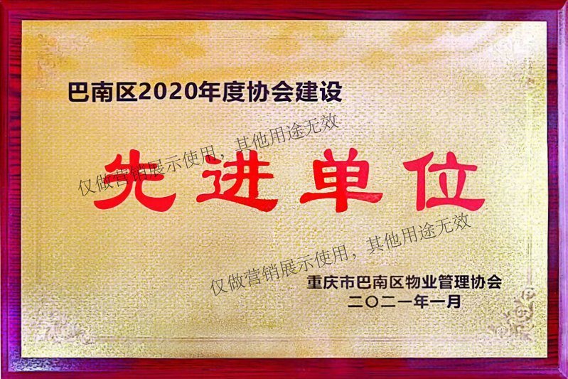 2020先进单位